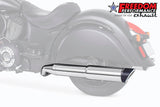 INDIAN VINTAGE/CLASSIC 2-INTO-1 "LEFT-SIDE ONLY" GHOST PIPE NO HARDBAGS