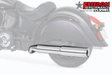 INDIAN VINTAGE/CLASSIC 2-INTO-1 "LEFT-SIDE ONLY" GHOST PIPE NO HARDBAGS