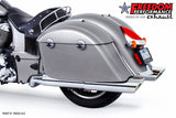 INDIAN CHIEFTAIN / ROADMASTER / SPRINGFIELD / CHALLENGER/ PURSUIT / ELITE W/ HARD BAGS 2-INTO-1 "LEFT-SIDE ONLY" GHOST PIPE 2014-PRESENT