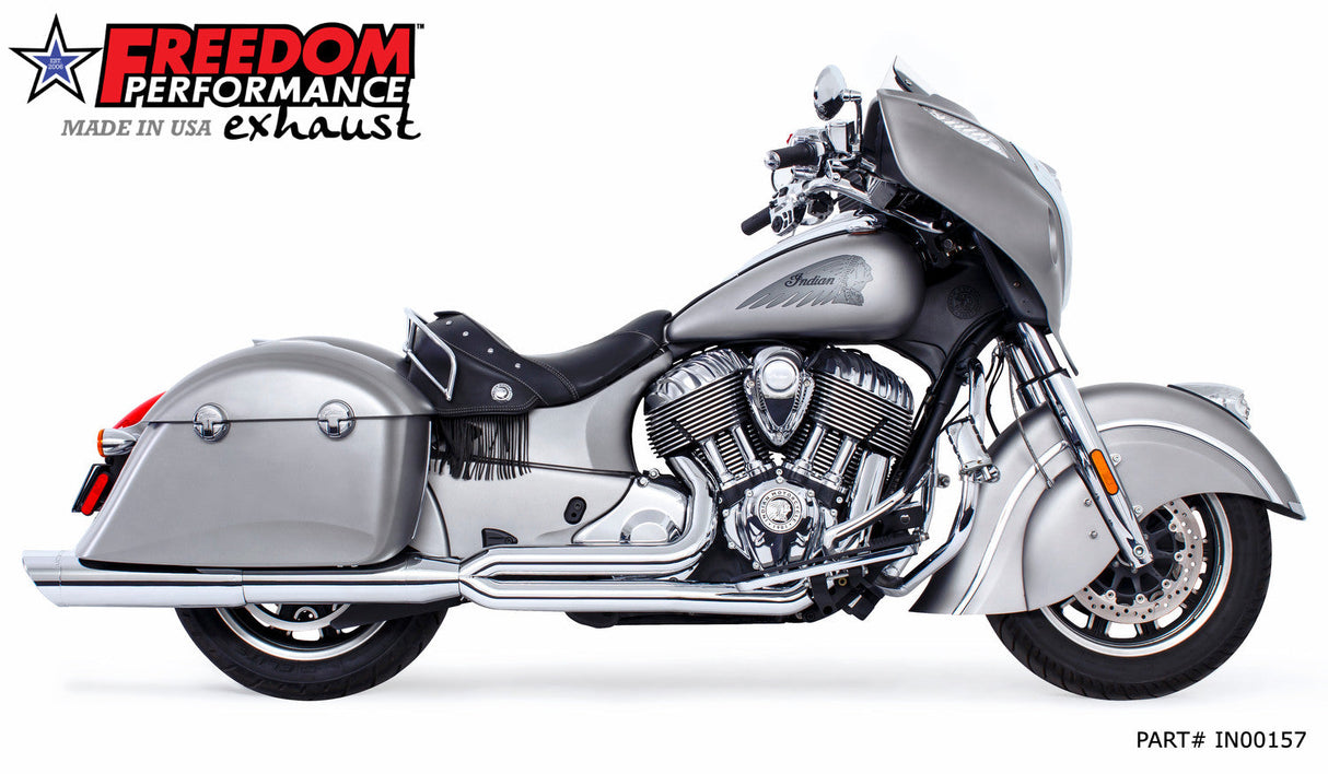INDIAN CHIEFTAIN/ROADMASTER/SPRINGFIELD W/HARD BAGS UNION 2-INTO-1 "RIGHT-SIDE ONLY" 2014-PRESENT (SPECIAL ORDER)