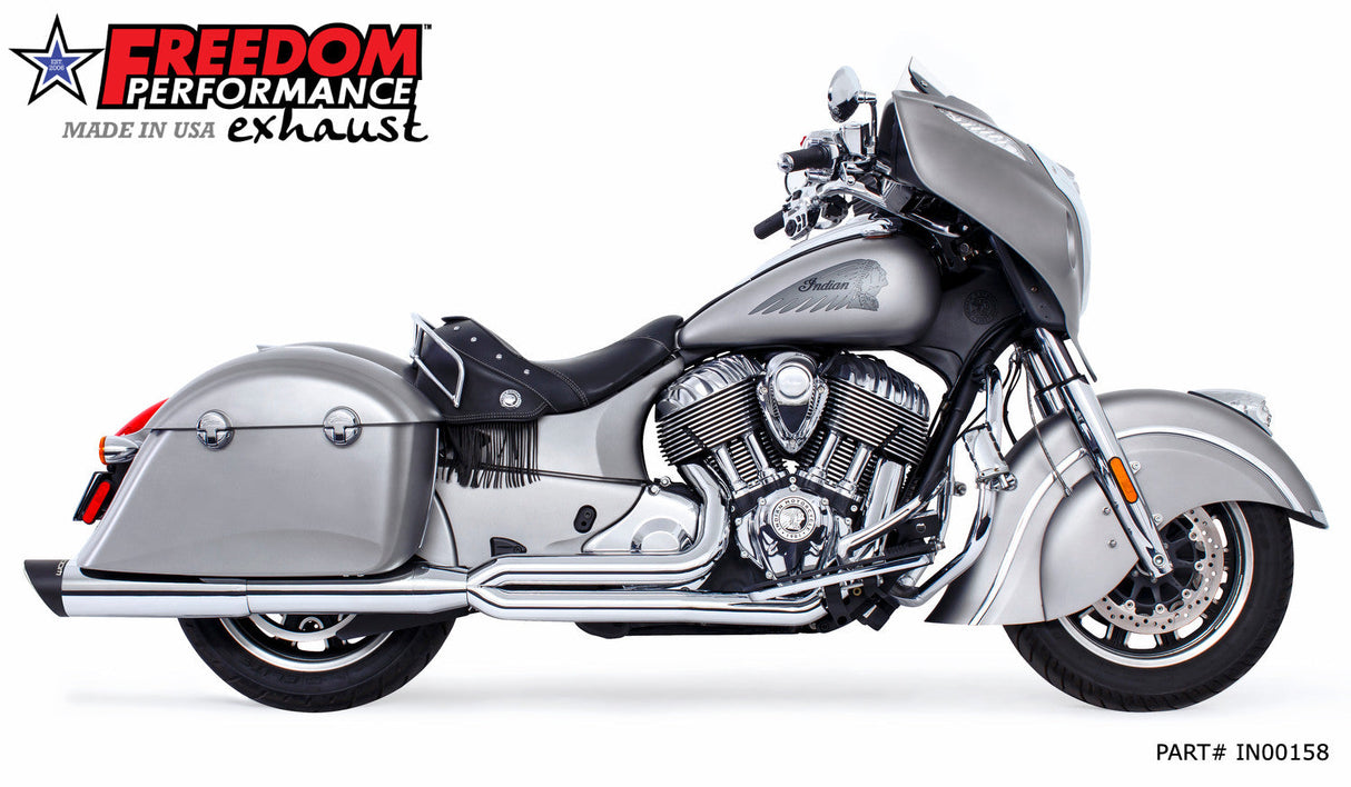 INDIAN CHIEFTAIN/ROADMASTER/SPRINGFIELD W/HARD BAGS UNION 2-INTO-1 "RIGHT-SIDE ONLY" 2014-PRESENT (SPECIAL ORDER)