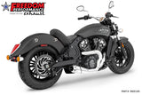 INDIAN SCOUT-ROGUE-BOBBER-SIXTY-SPORT-TWENTY COMBAT 2-INTO-1 SHORTY 2014-2024