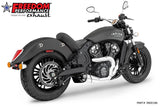INDIAN SCOUT-ROGUE-BOBBER-SIXTY-SPORT-TWENTY COMBAT 2-INTO-1 SHORTY 2014-2024