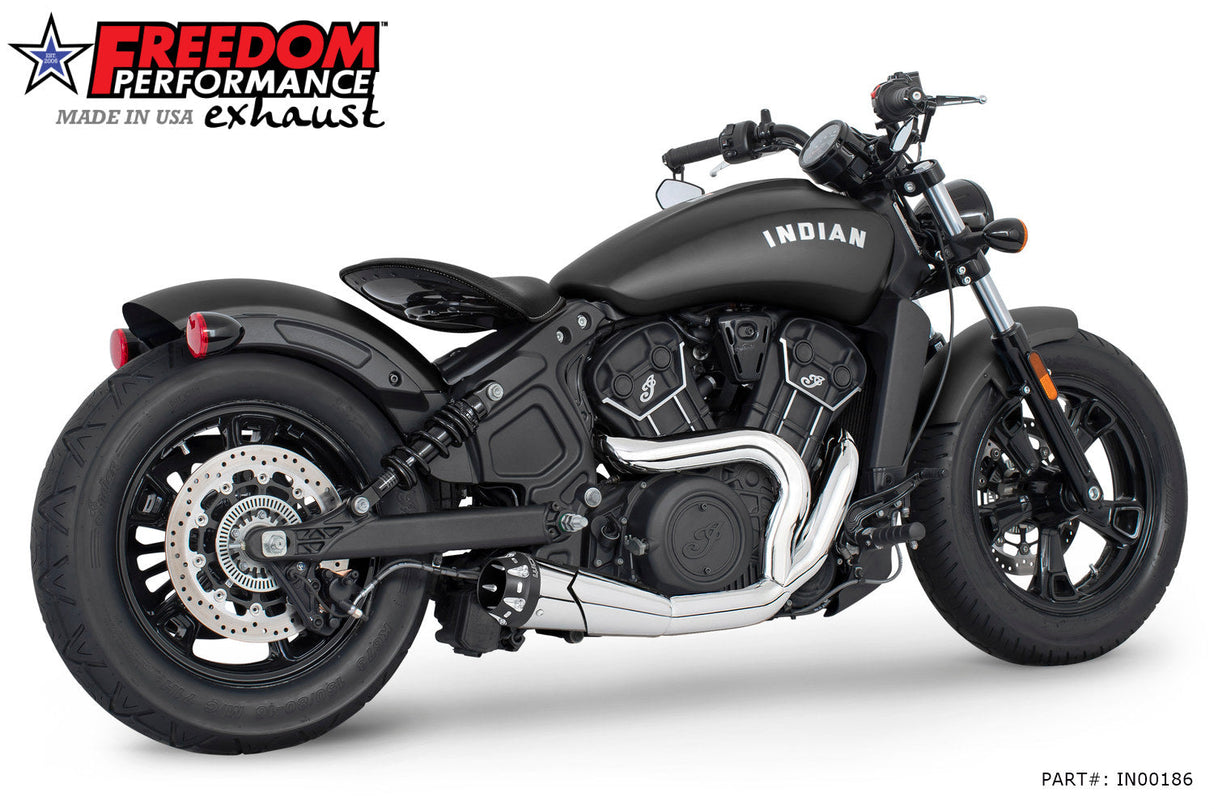 INDIAN SCOUT-ROGUE-BOBBER-SIXTY-SPORT-TWENTY COMBAT 2-INTO-1 SHORTY 2014-2024