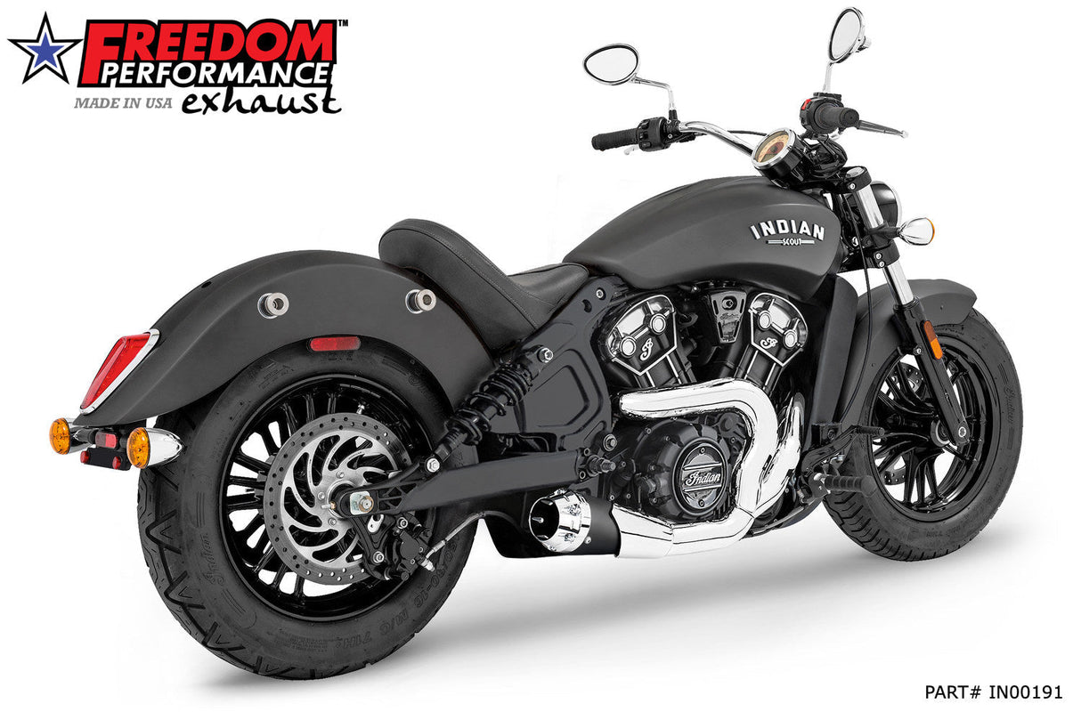 INDIAN SCOUT-ROGUE-BOBBER-SIXTY-SPORT-TWENTY COMBAT 2-INTO-1 SHORTY 2014-2024