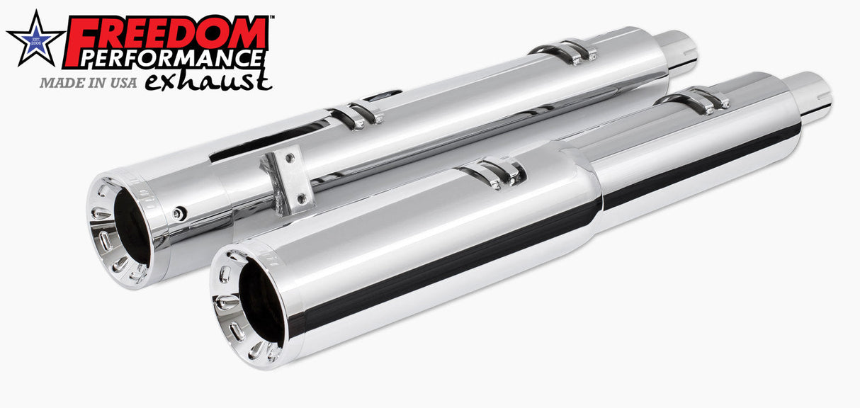 INDIAN 4.5" 2-STEP SLIP-ONS ONLY FOR CHALLENGER/PURSUIT, CHIEFTAIN/ROADMASTER, SPRINGFIELD BAGGERS BUNDLE