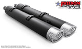 INDIAN 4" SLIP-ONS FOR CHIEFTAIN/ROADMASTER-CHALLENGER/PURSUIT/ELITE WITH HARD BAGS BUNDLE