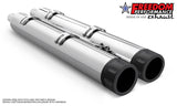 INDIAN 4" SLIP-ONS FOR CHIEFTAIN/ROADMASTER-CHALLENGER/PURSUIT/ELITE WITH HARD BAGS BUNDLE