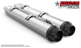 INDIAN 4" SLIP-ONS FOR CHIEFTAIN/ROADMASTER-CHALLENGER/PURSUIT/ELITE WITH HARD BAGS BUNDLE