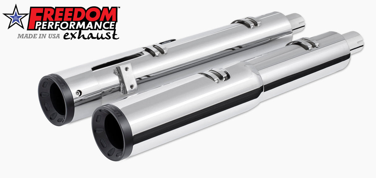 INDIAN 4.5" 2-STEP SLIP-ONS ONLY FOR CHALLENGER/PURSUIT, CHIEFTAIN/ROADMASTER, SPRINGFIELD BAGGERS BUNDLE