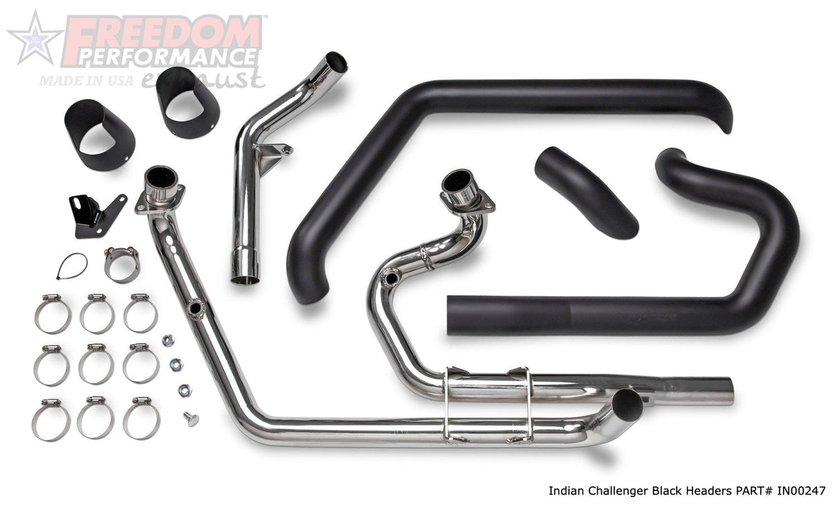 INDIAN CHALLENGER / PURSUIT / ELITE / CHIEFTAIN POWERPLUS TRUE-DUAL 2.5" HEADERS ONLY 2014-PRESENT