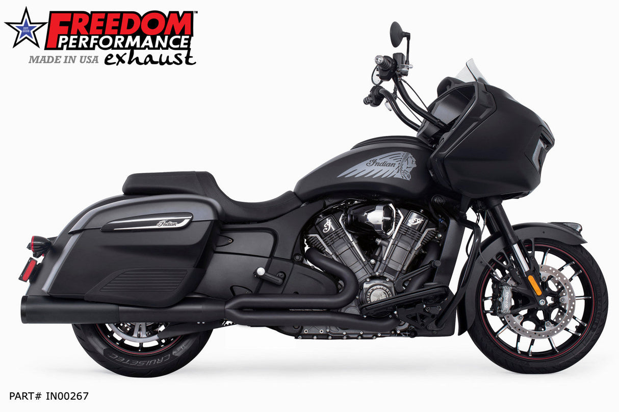 INDIAN CHALLENGER/PURSUIT/ELITE UNION FULL SYSTEM 2-INTO-1 RIGHT-SIDE ONLY