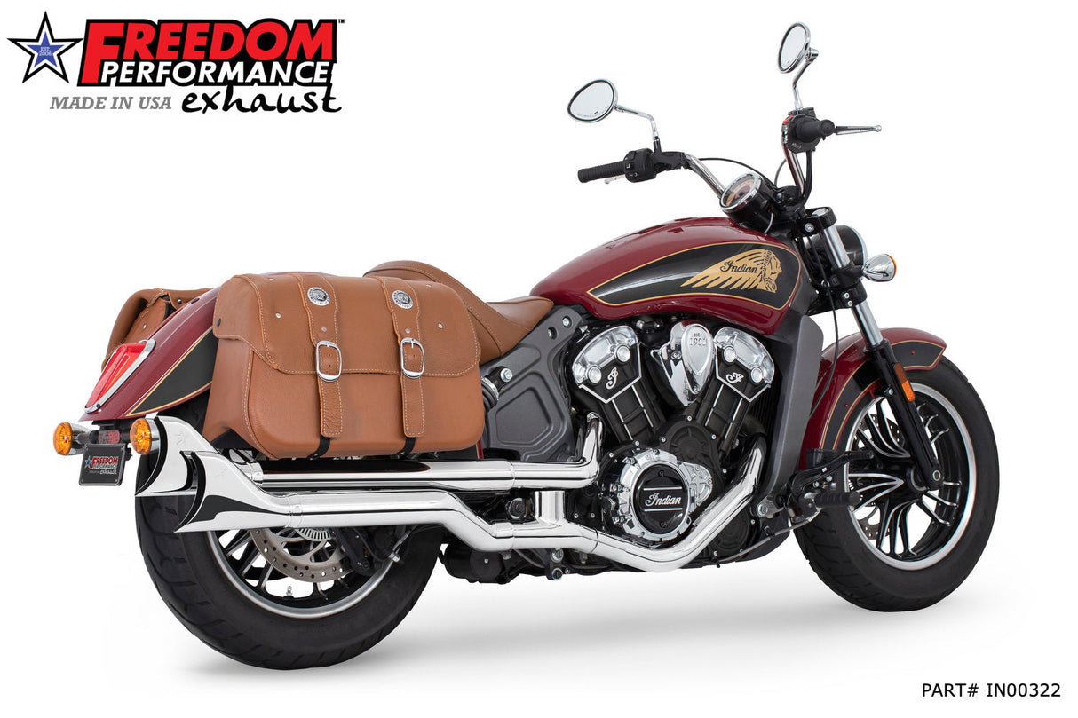 INDIAN SCOUT-ROGUE-BOBBER-SIXTY-SPORT-TWENTY 2.5" SLIPONS 2014-2024 BUNDLE