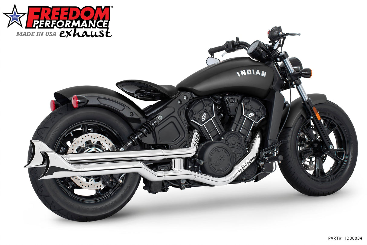 INDIAN SCOUT-ROGUE-BOBBER-SIXTY-SPORT-TWENTY 2.5" SLIPONS 2014-2024 BUNDLE