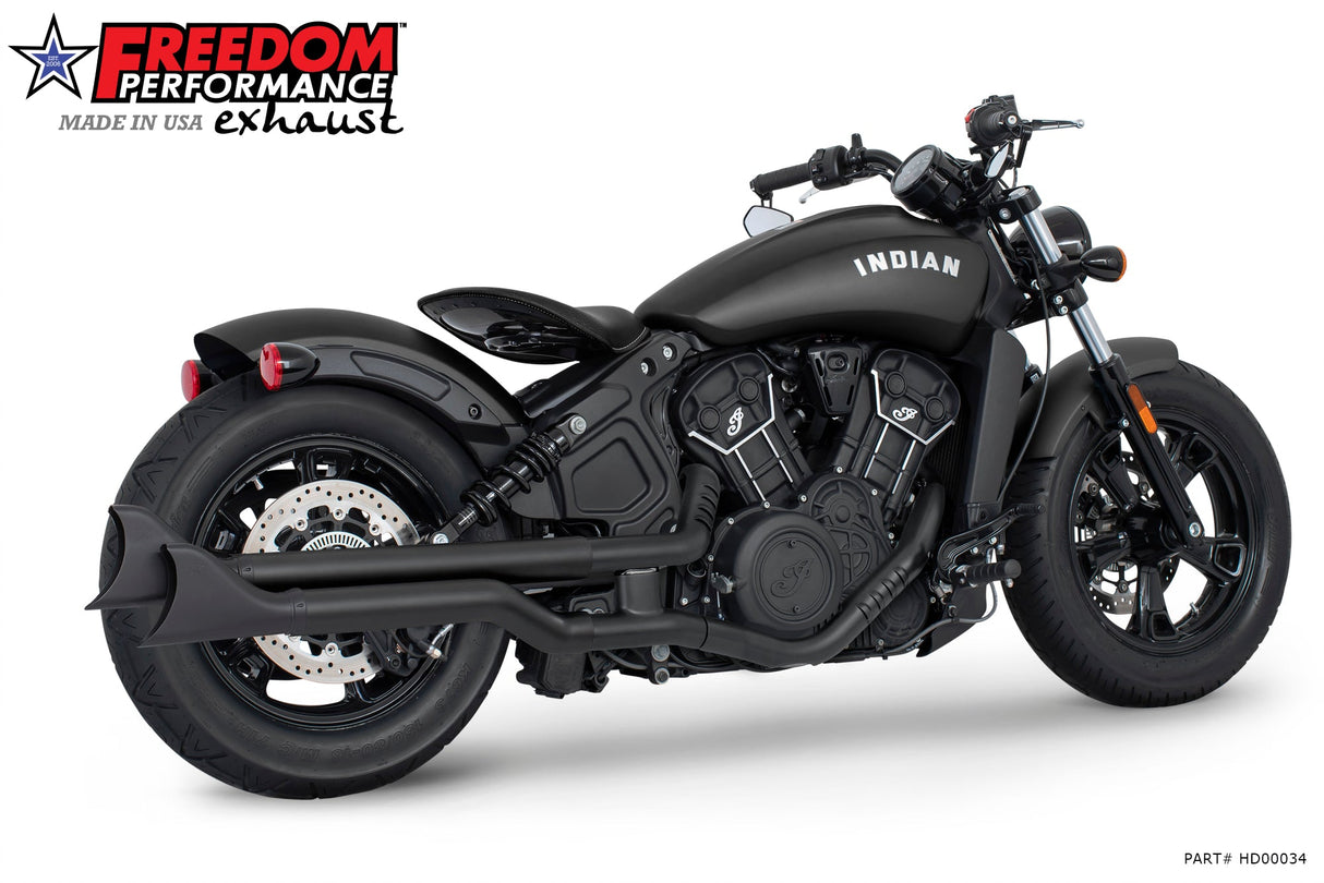 INDIAN SCOUT-ROGUE-BOBBER-SIXTY-SPORT-TWENTY 2.5" SLIPONS 2014-2024 BUNDLE