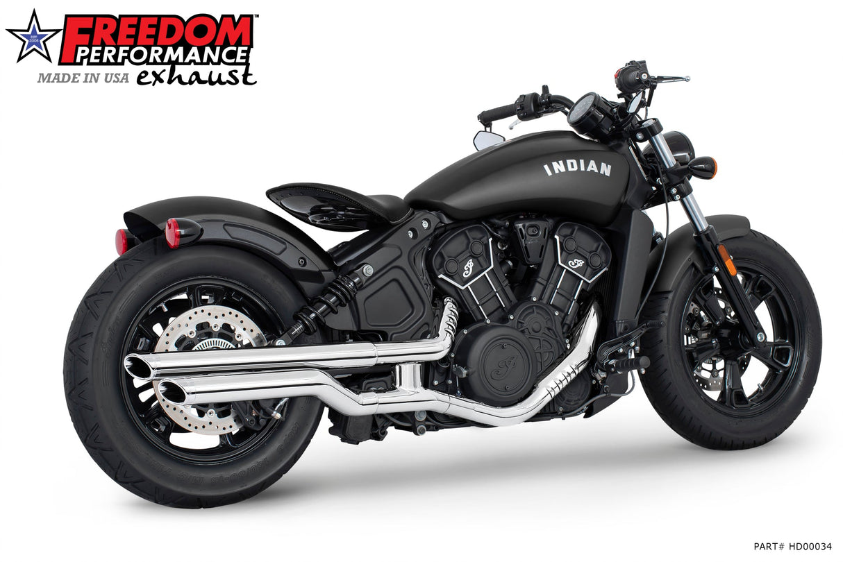 INDIAN SCOUT-ROGUE-BOBBER-SIXTY-SPORT-TWENTY 2.5" SLIPONS 2014-2024 BUNDLE