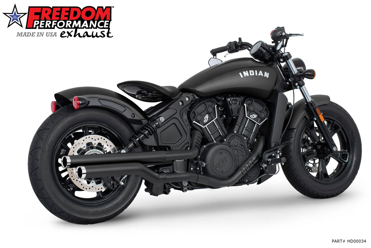 INDIAN SCOUT-ROGUE-BOBBER-SIXTY-SPORT-TWENTY 2.5" SLIPONS 2014-2024 BUNDLE