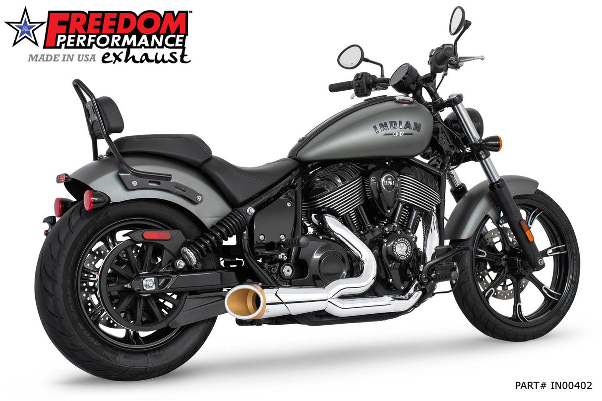 INDIAN CHIEF/SPORT/BOBBER/SUPER/LIMITED 4.5" 2-INTO-1 SHORTY 2021-PRESENT Bundle