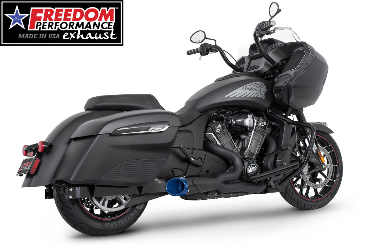 INDIAN CHALLENGER/PURSUIT/ELITE 2-INTO-1 SHORTY FULL SYSTEM BUNDLE