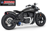 INDIAN SCOUT-ROGUE-BOBBER-SIXTY-SPORT-TWENTY COMBAT 2-INTO-1 SHORTY 2014-2024