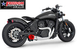 INDIAN SCOUT-ROGUE-BOBBER-SIXTY-SPORT-TWENTY COMBAT 2-INTO-1 SHORTY 2014-2024