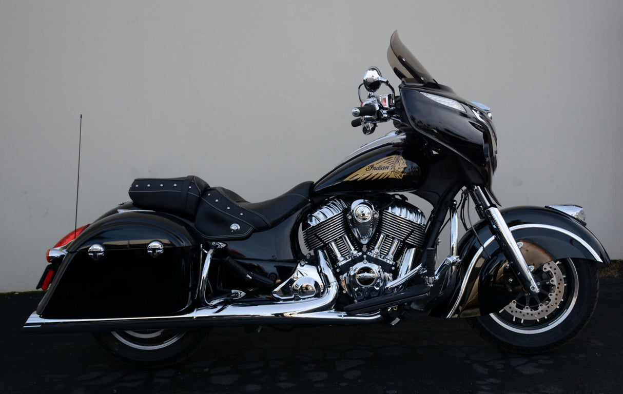 WIND VEST Windshield - Dark Smoke - 12" - Indian 66-1240