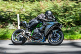 VANDEMON Polished Titanium Exhaust System Ninja H2 & H2R 2015-26 KAWAH2TICSPOLEXHD VA-143