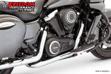 KAWASAKI VAQUERO 1700/NOMAD/VOYAGER TRUE-DUAL RIGHT-SIDE TUCK-&-UNDER 2.5" HEADERS ONLY