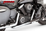 KAWASAKI VAQUERO 1700/NOMAD/VOYAGER TRUE-DUAL RIGHT-SIDE TUCK-&-UNDER 2.5" HEADERS ONLY