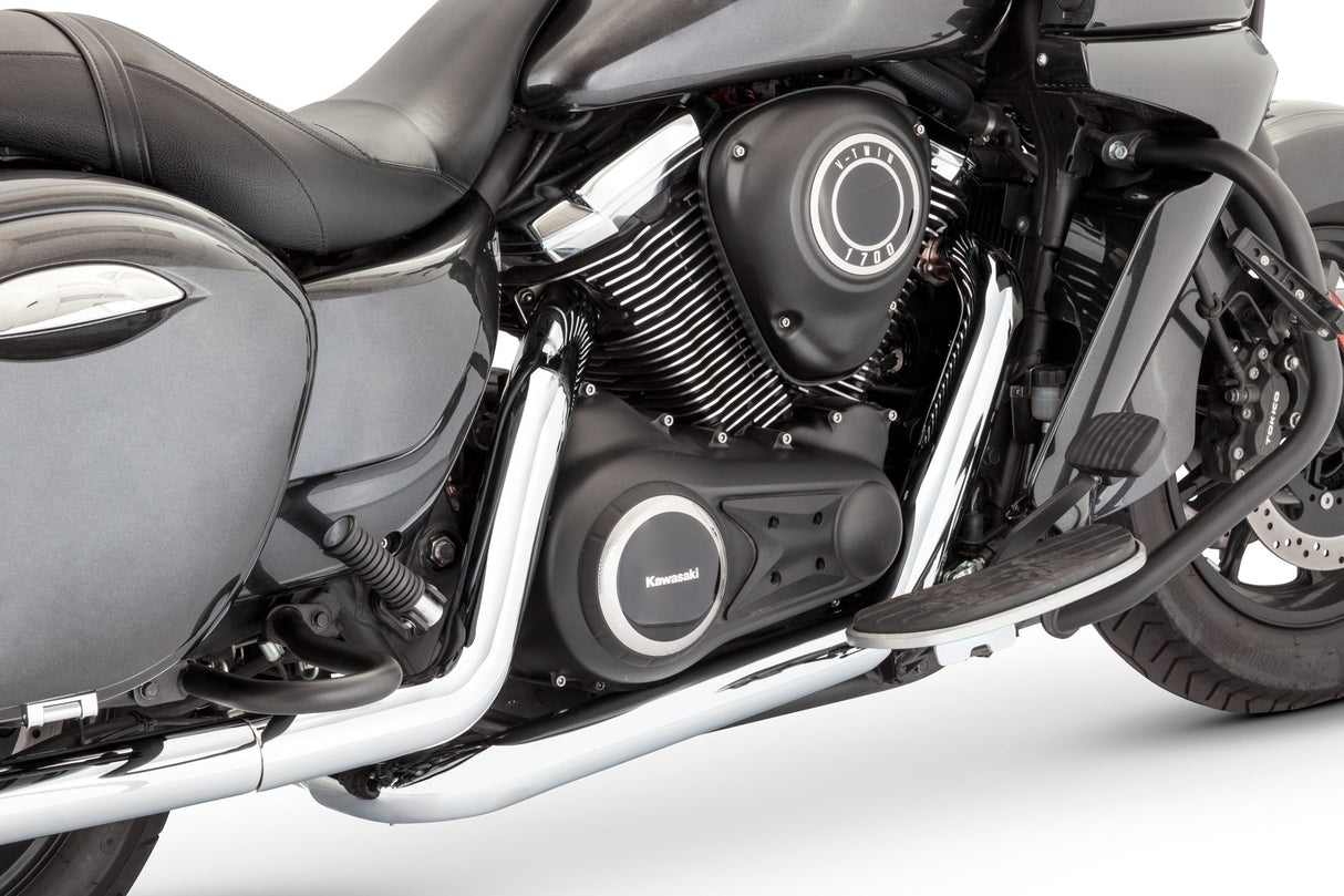 KAWASAKI VAQUERO 1700/NOMAD/VOYAGER TRUE-DUAL RIGHT-SIDE TUCK-&-UNDER 2.5" HEADERS ONLY