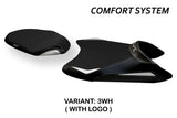 Tappezzeria Italia KTM 890 Duke 2021-2024 Seat Cover Comfort in White and Black