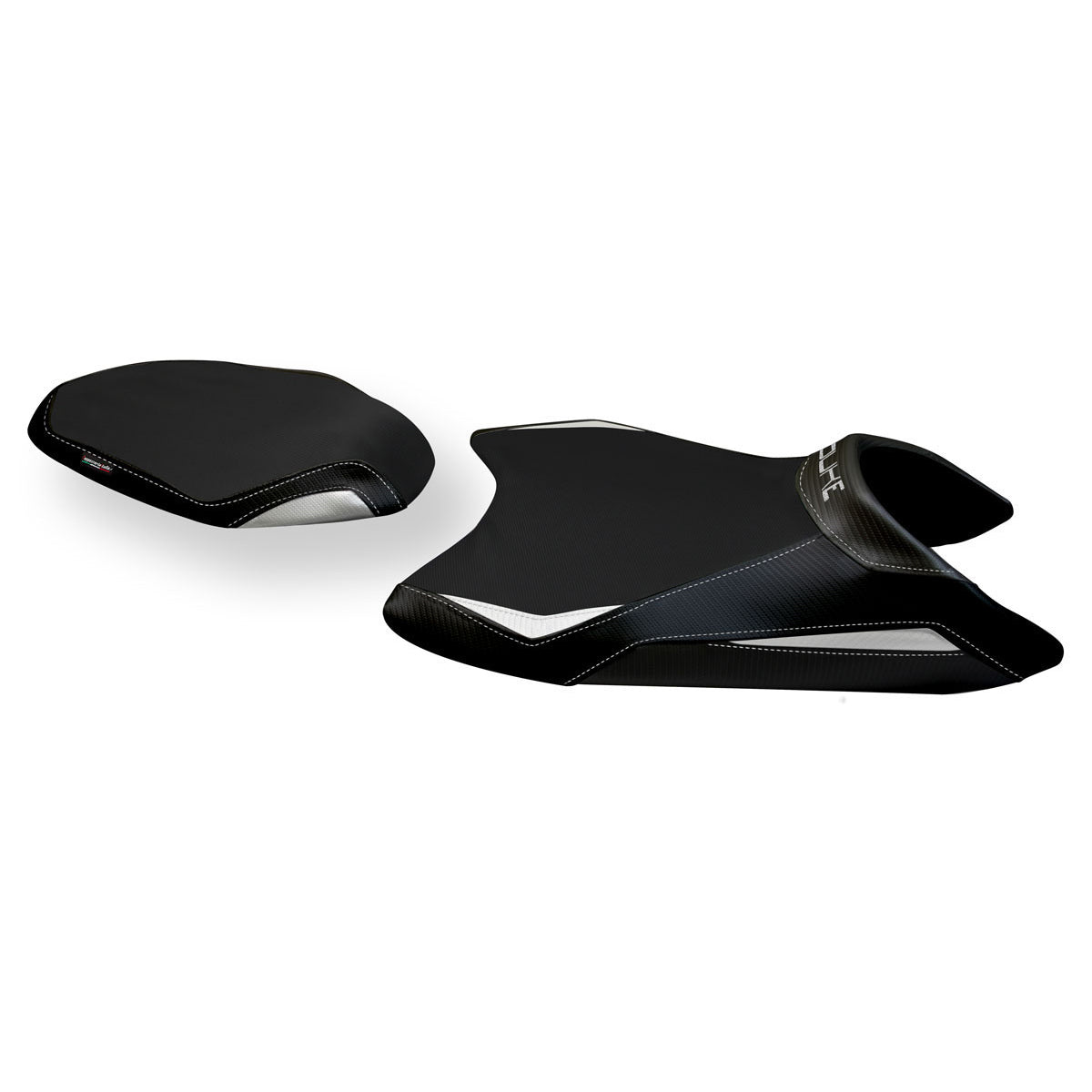 Tappezzeria Italia KTM 890 Duke 2021-2024 Seat Cover in White and Black