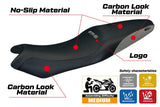 Tappezzeria Italia Kawasaki ER 6N / ER 6F 2005-2009 2010 2011 Seat Cover Grey Black