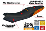 Tappezzeria Italia Kawasaki ER 6N / ER 6F 2005-2009 2010 2011 Seat Cover Orange Black