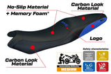 Tappezzeria Italia Kawasaki ER 6N / ER 6F 2005-2010 2011 Seat Cover Comfort Blue Black