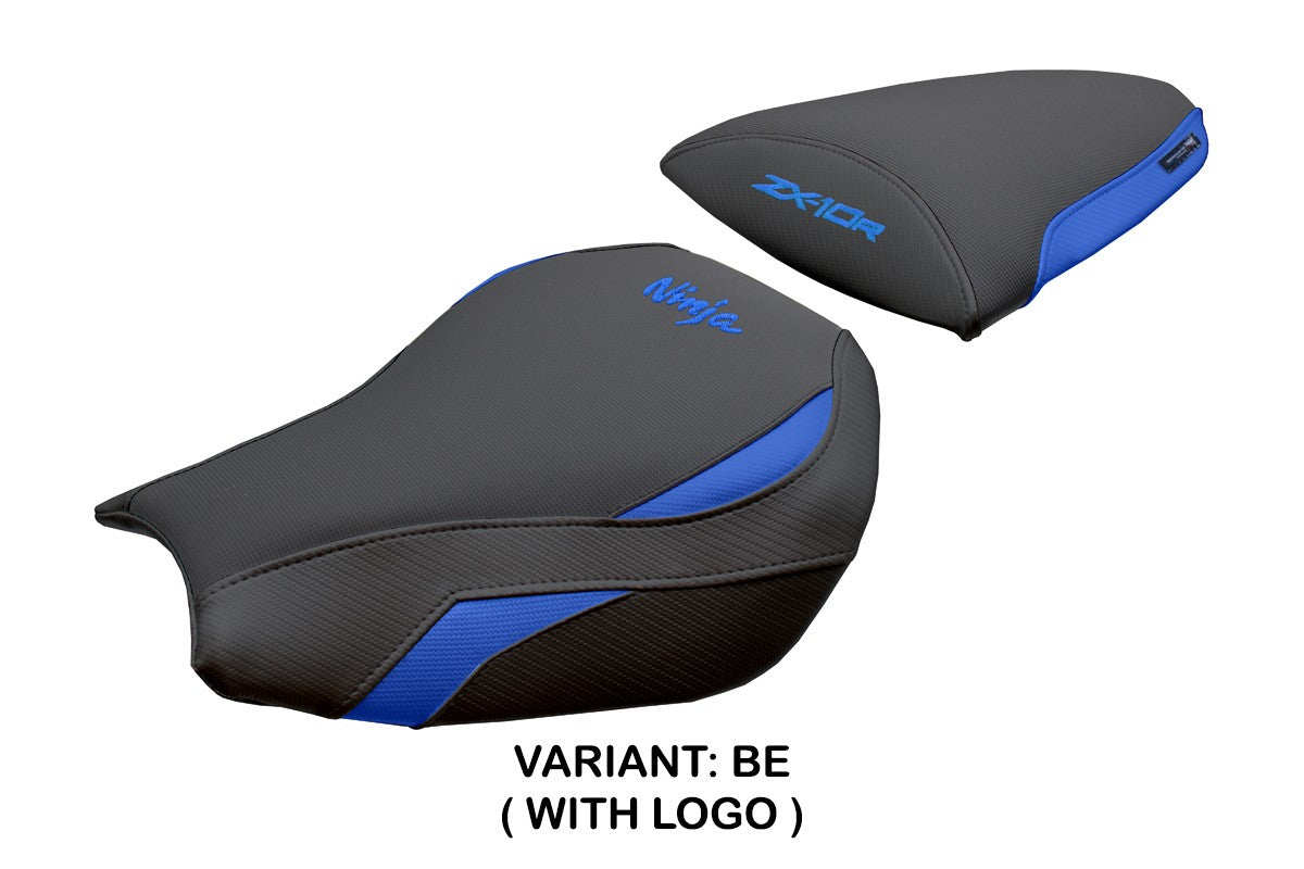 Tappezzeria Italia Kawasaki Ninja ZX 10 R 2006-2007 Seat Cover Blue Black