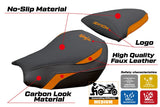Tappezzeria Italia Kawasaki Ninja ZX 10 R 2006-2007 Seat Cover Orange Black
