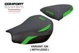 Tappezzeria Italia Kawasaki Ninja ZX 10 R 2006-2007 Seat Cover Comfort Green Black