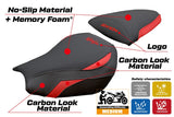 Tappezzeria Italia Kawasaki Ninja ZX 10 R 2006-2007 Seat Cover Comfort Red Black