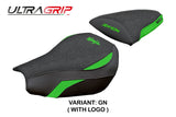 Tappezzeria Italia Kawasaki Ninja ZX 10 R 2006-2007 Seat Cover Ultragrip Green Black