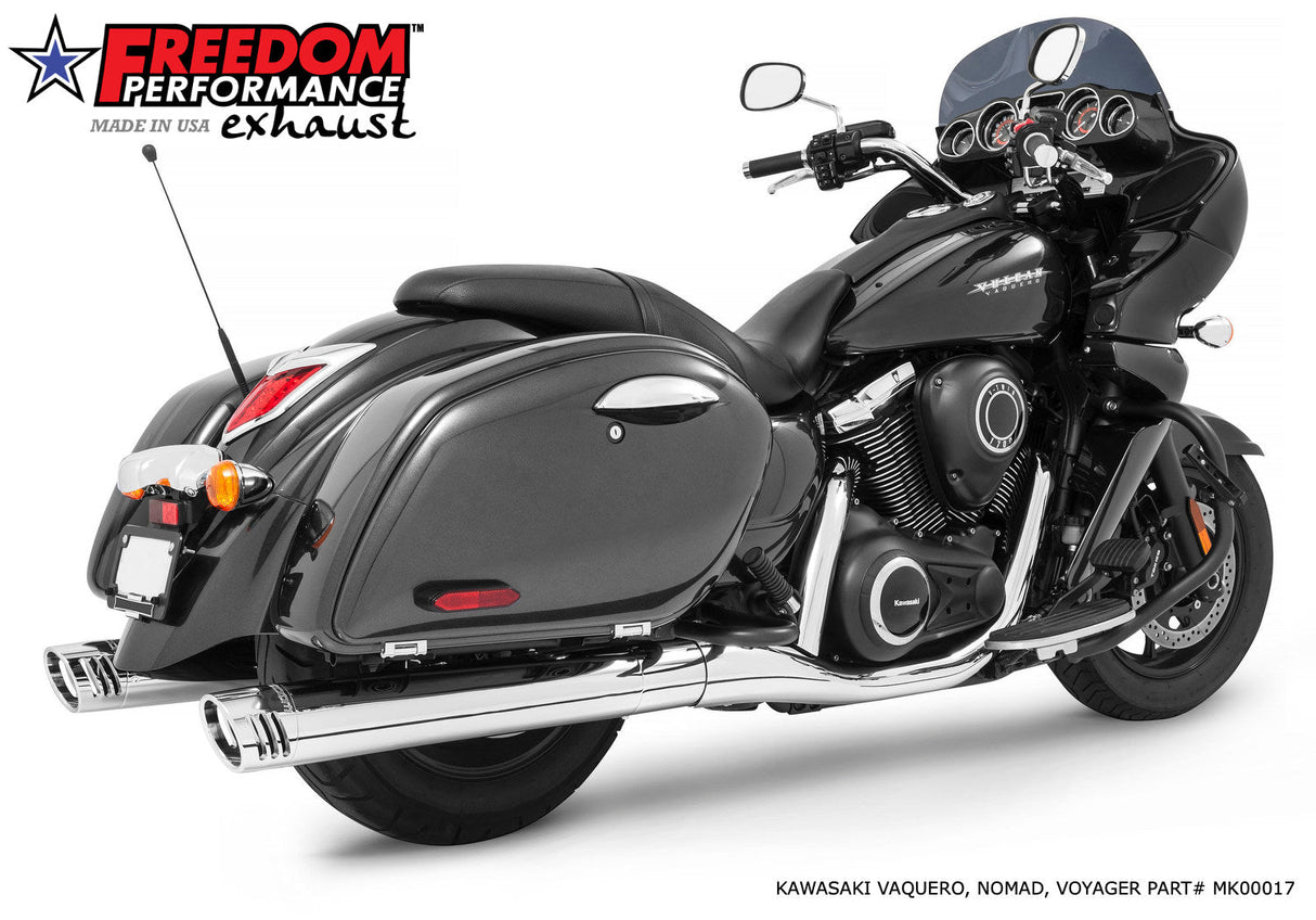KAWASAKI VAQUERO 1700/NOMAD/VOYAGER 4" SLIP-ONS BUNDLE