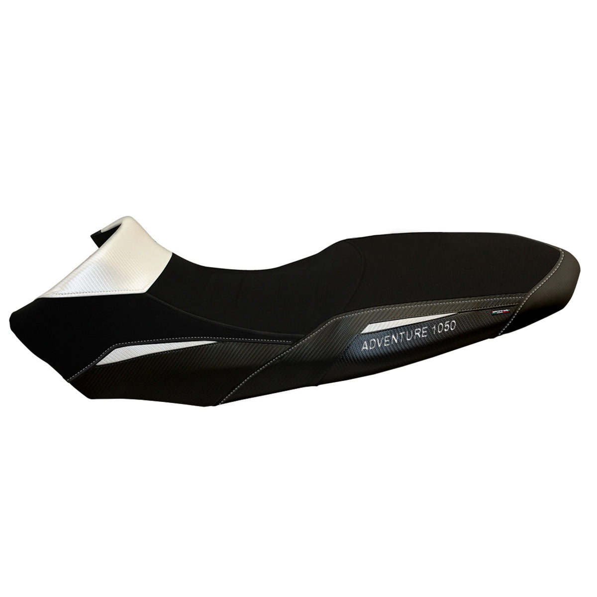 Tappezzeria Italia KTM 1050 Adventure 2015-2016 Seat Cover in White and Black