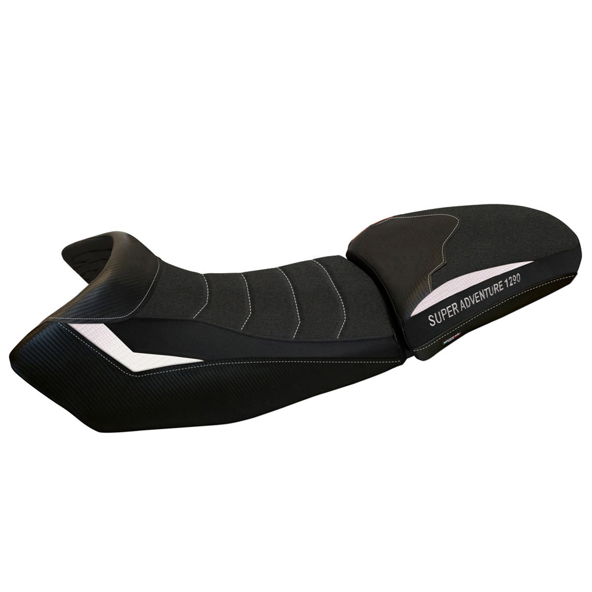 Tappezzeria Italia KTM 1290 Super Adventure S T 2015-2020 Seat Cover Ultragrip in White
