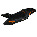 Tappezzeria Italia KTM 1290 Super Adventure S 2021-2024 Seat Cover in Orange and Black