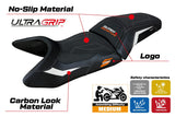 Tappezzeria Italia KTM 1390 Super Adventure S 2025 Seat Cover Ultragrip White Black