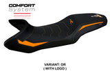 Tappezzeria Italia KTM 1390 Super Adventure R 2025 Seat Cover Comfort Orange Black