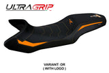 Tappezzeria Italia KTM 1390 Super Adventure R 2025 Seat Cover Ultragrip Orange Black