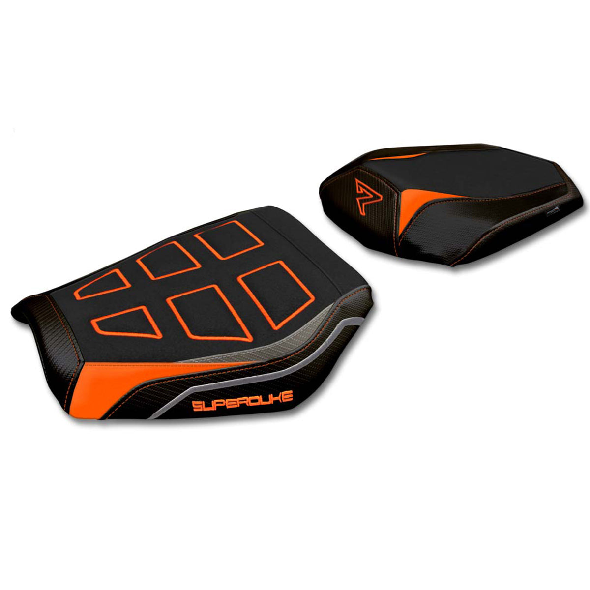 Tappezzeria Italia KTM 1390 Super Duke R 2024-2025 Seat Cover Ultragrip in Orange Grey and Black