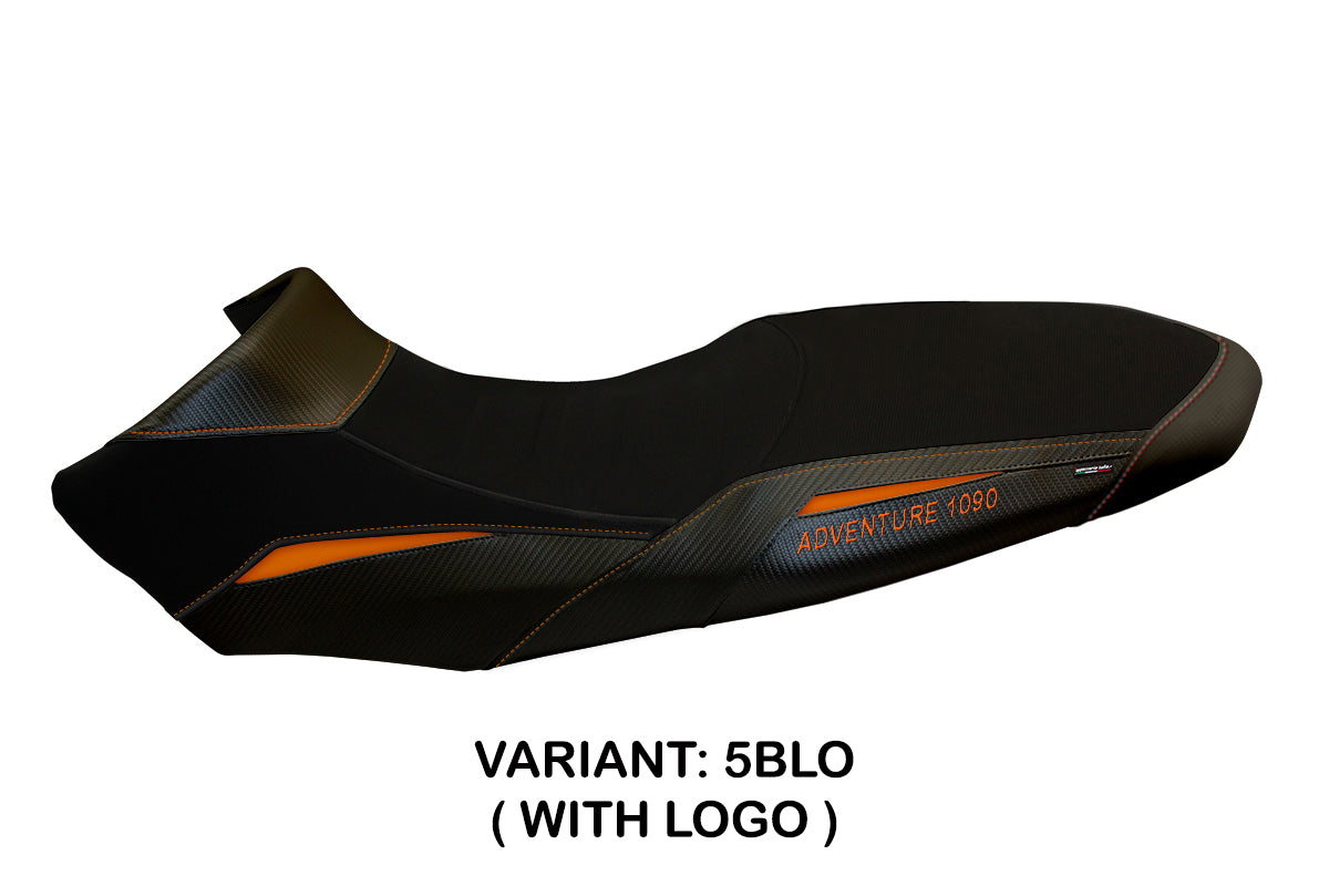Tappezzeria Italia KTM 1090 Adventure R 2017-2019 Seat Cover in Black Orange SE