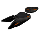 Tappezzeria Italia KTM 250 Duke 2017-2023 Seat Cover in Orange and Black